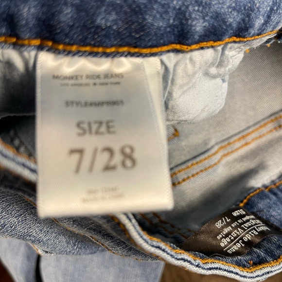 Monkey Ride Original Vintage High Rise Skinny Jeans - Picture 5 of 8